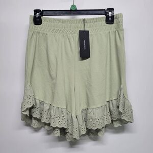 Vero Moda Shorts with Broderie Frill Hem